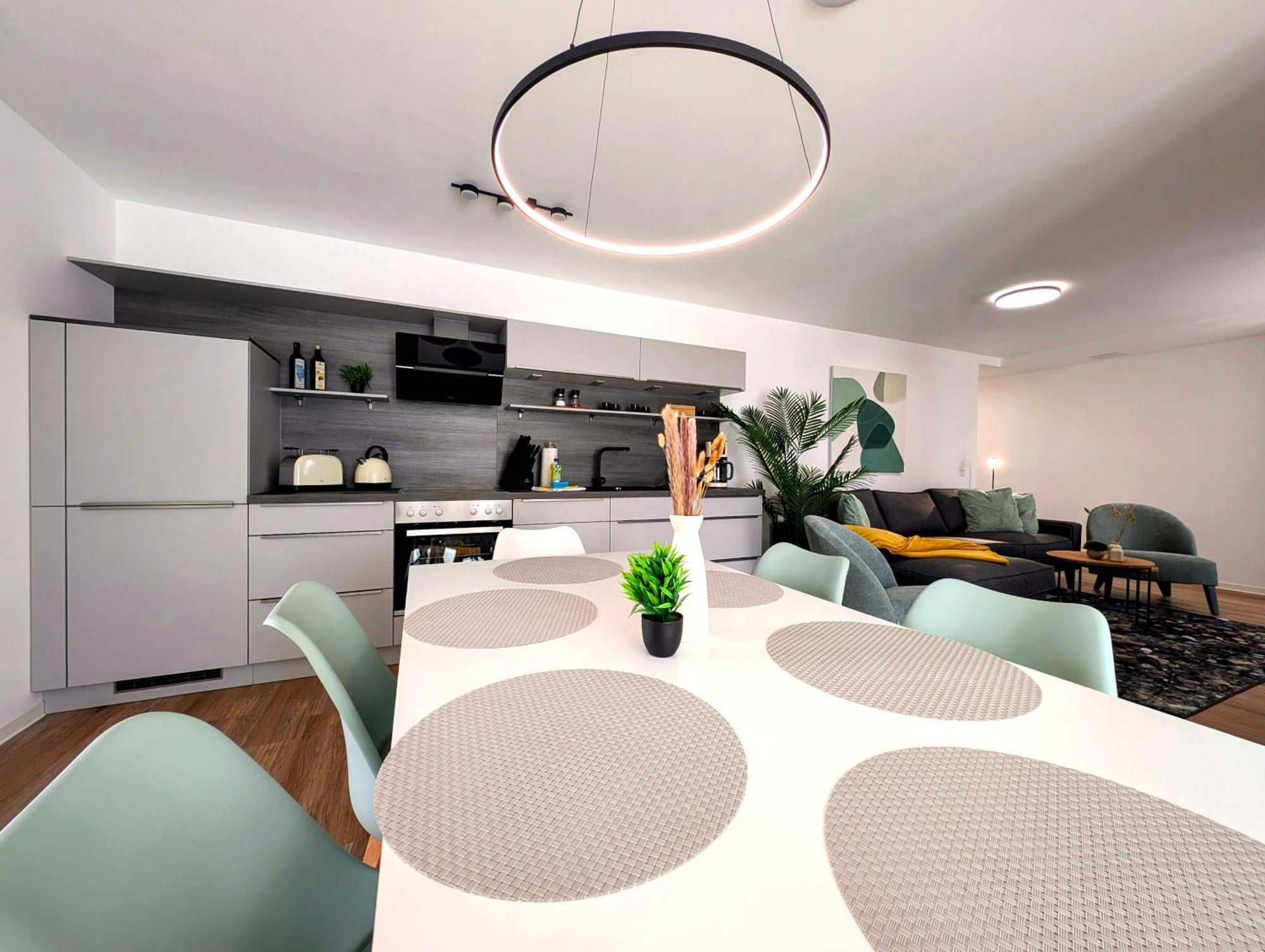 Bohnapartments - Nordkap-Suiten - Gratis Parkplatz - Moderner Neubau - Erdgeschoss - Fussbodenheizung Erfurt Exterior photo